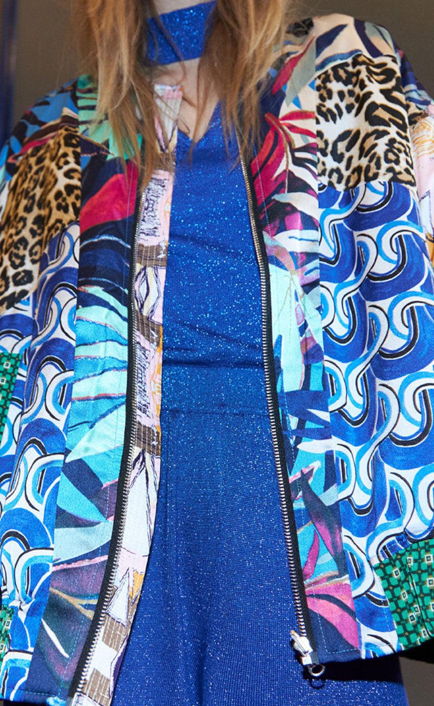 Lollys Laundry Top - Tempa - Neon Blue
