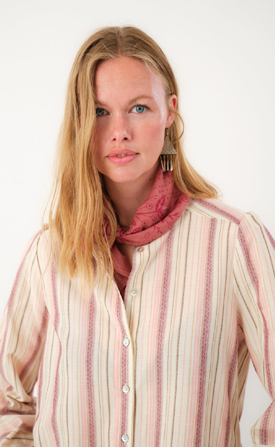 Lollys Laundry Tørklæde - Dakota LL - Dusty Rose