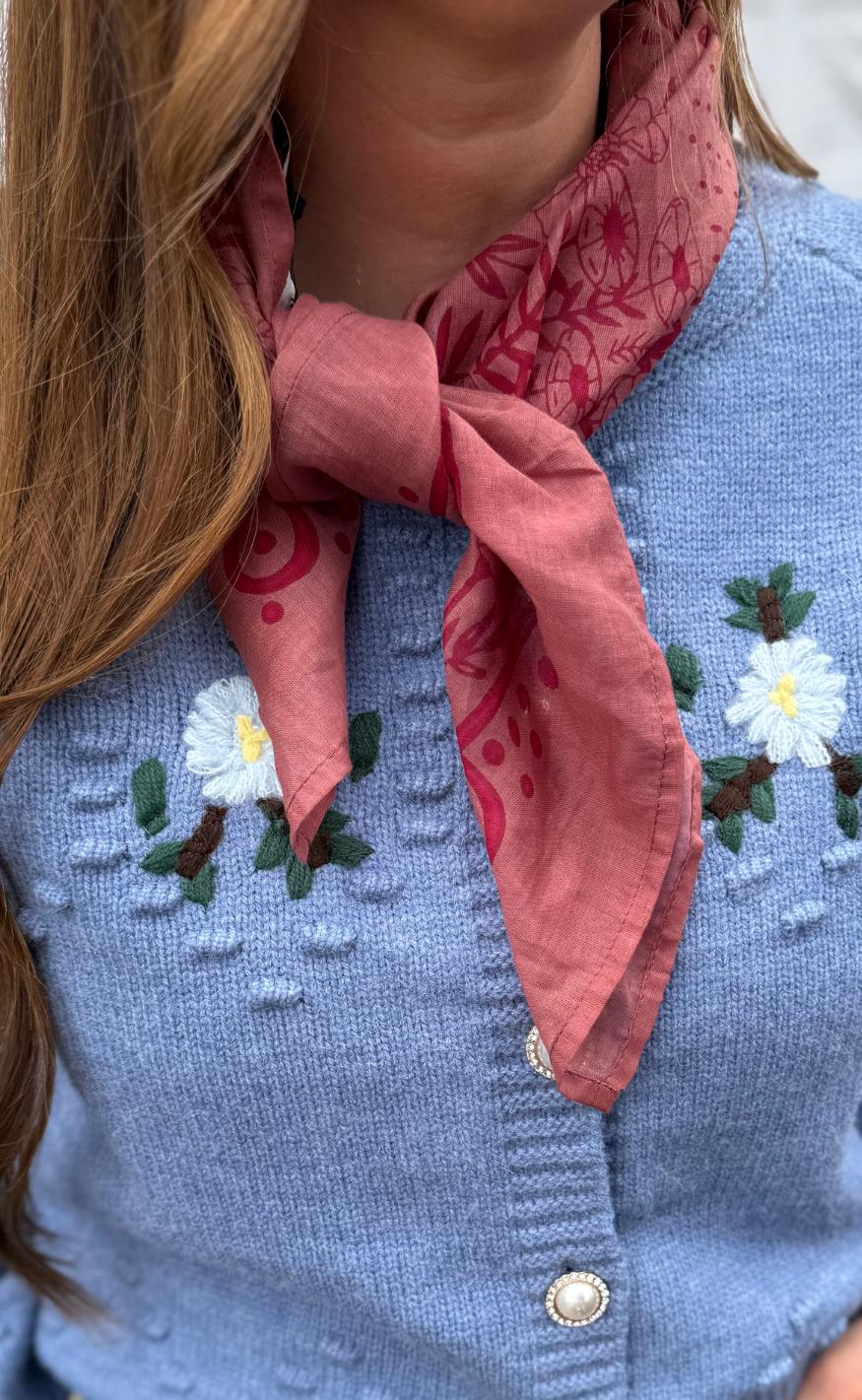 Lollys Laundry Tørklæde - Dakota LL - Dusty Rose