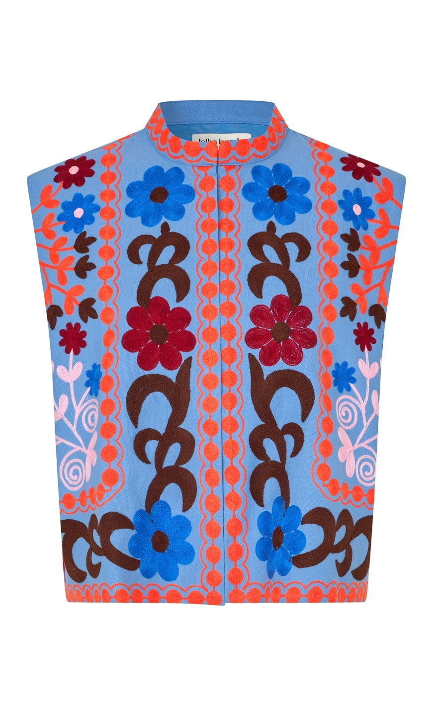 Lollys Laundry Vest - Bin - Blue