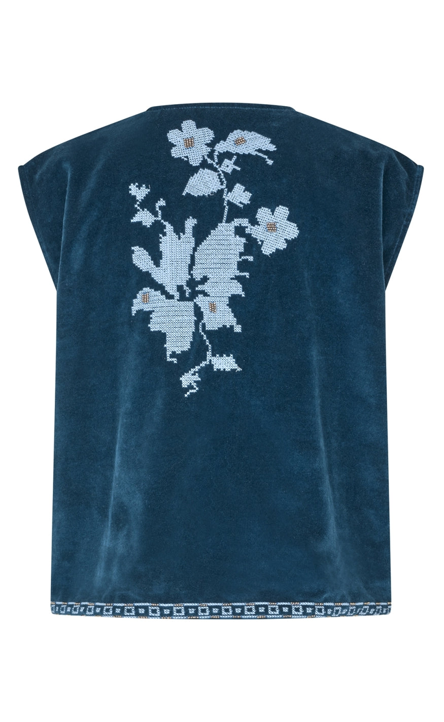 Lollys Laundry Vest - Bin SL - Blue
