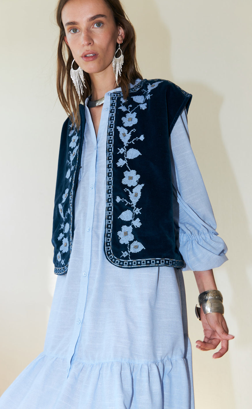 Lollys Laundry Vest - Bin SL - Blue