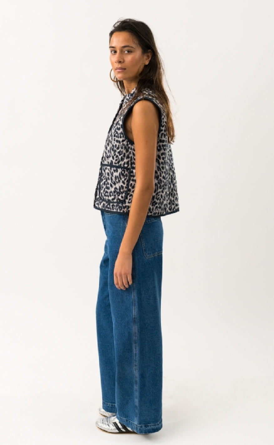 Lollys Laundry Vest - Cairo - Leopard Print