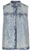 Lollys Laundry Vest - Frankie - Dusty Blue