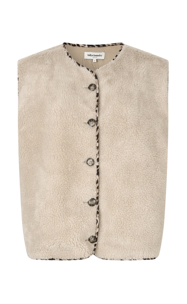 Lollys Laundry Vest - Jace LL - Beige