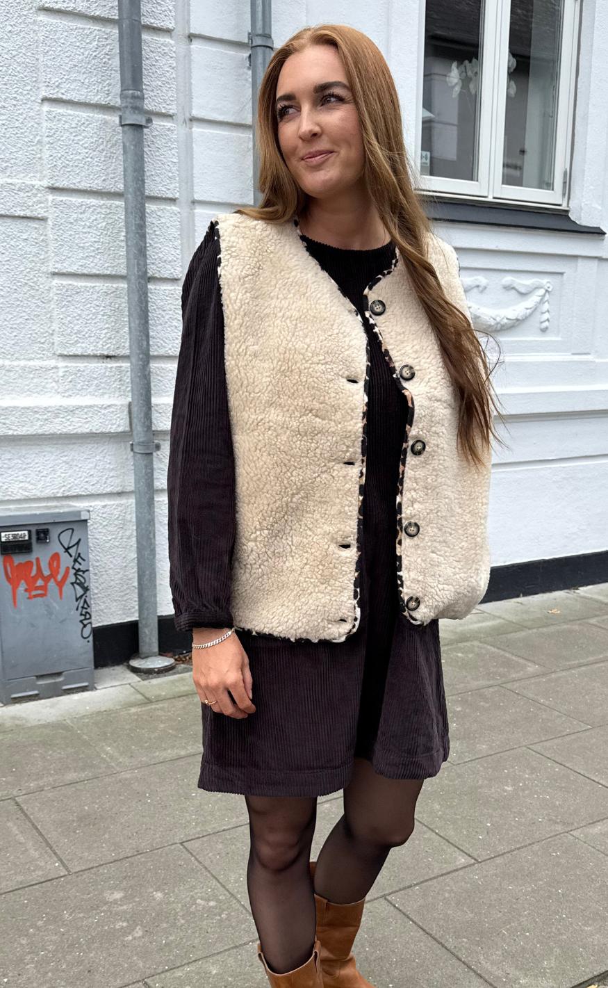 Lollys Laundry Vest - Jace LL - Beige