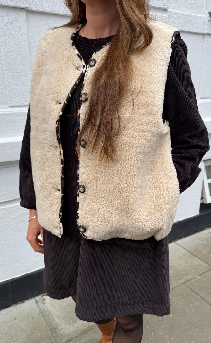 Lollys Laundry Vest - Jace LL - Beige