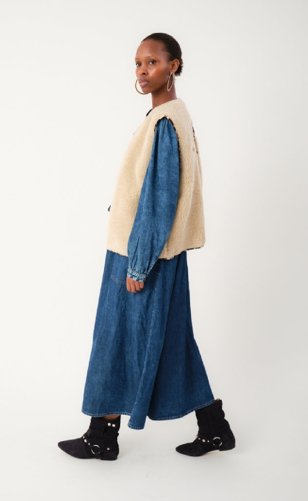 Lollys Laundry Vest - Jace LL - Beige