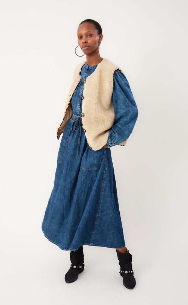 Lollys Laundry Vest - Jace LL - Beige