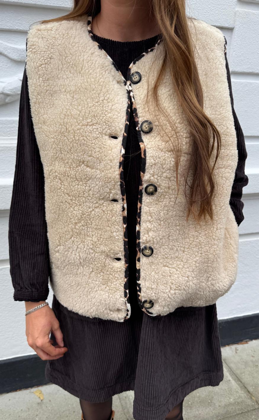Lollys Laundry Vest - Jace LL - Beige