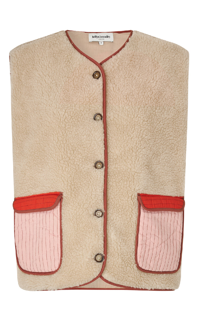 Lollys Laundry Vest - Jace - Sand