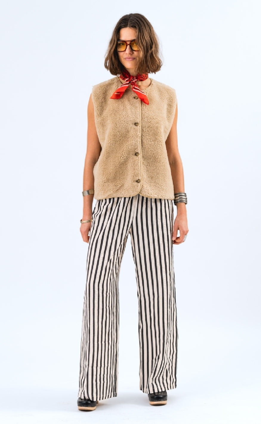 Lollys Laundry Vest - Jace - Sand