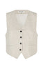 Lollys Laundry Vest - Torino - Creme
