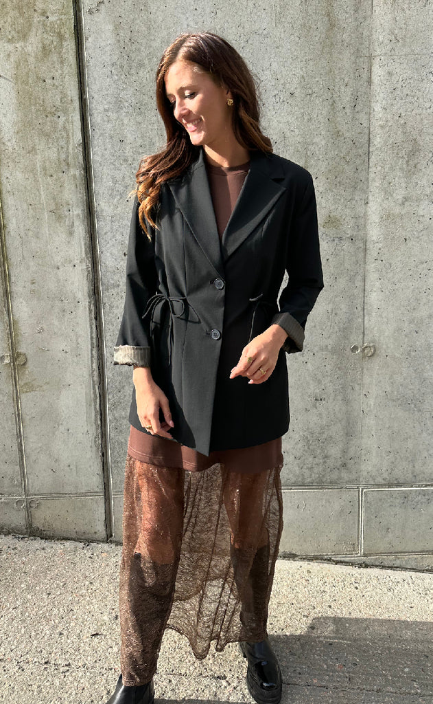 Love & Divine Blazer - Love1237 - Black