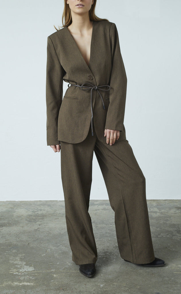 Love & Divine Blazer - Love1344 - Brown Mel.