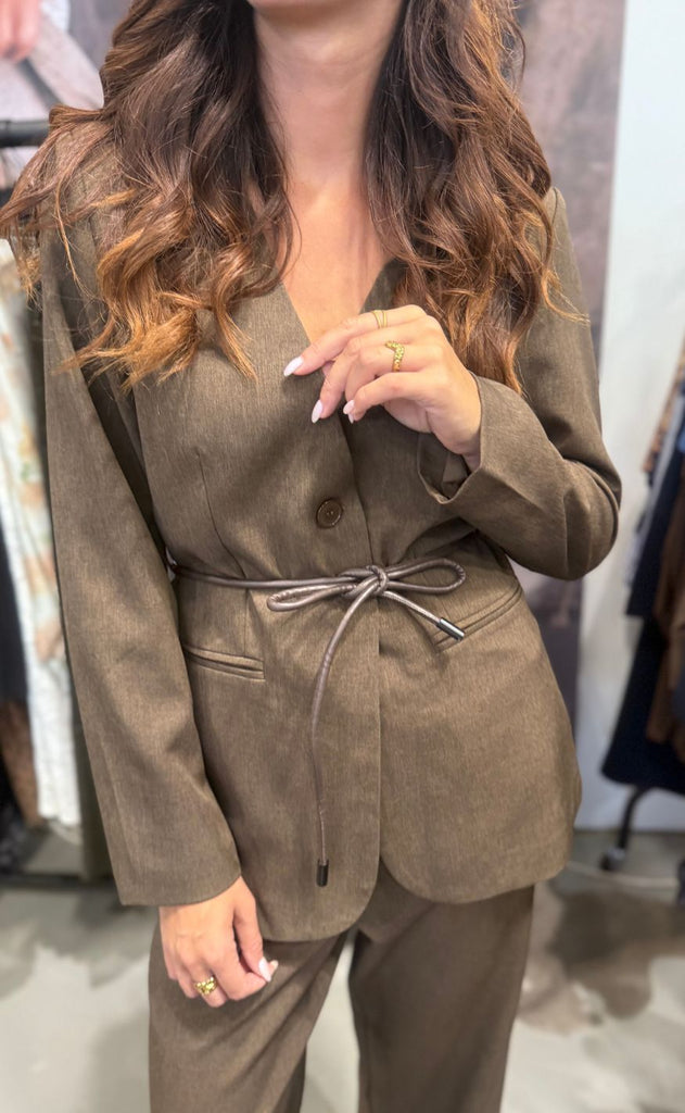 Love & Divine Blazer - Love1344 - Brown Mel.