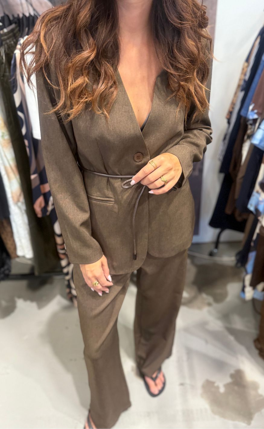 Love & Divine Blazer - Love1344 - Brown Mel.