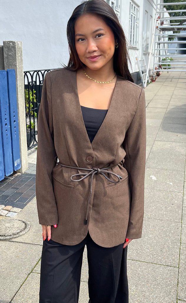Love & Divine Blazer - Love1344 - Brown Mel.