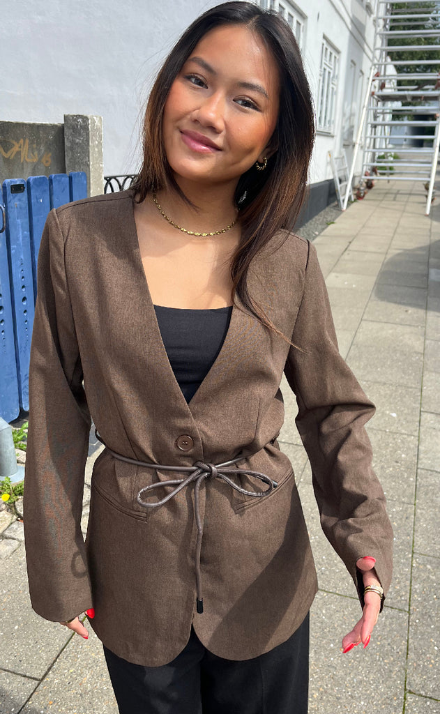 Love & Divine Blazer - Love1344 - Brown Mel.