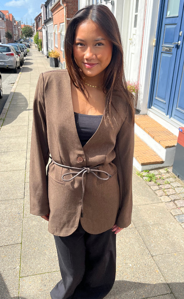 Love & Divine Blazer - Love1344 - Brown Mel.