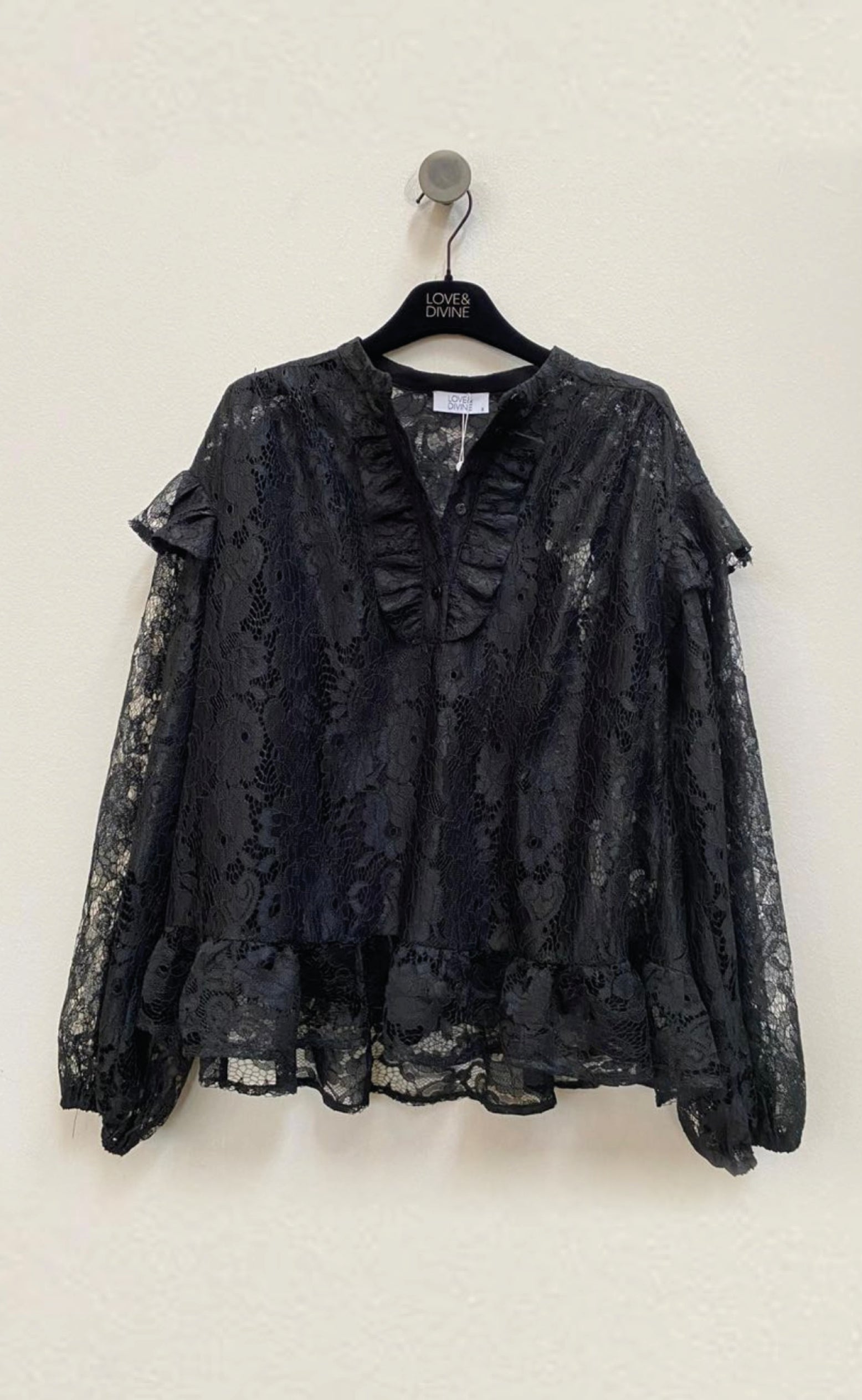 Love & Divine Bluse - Love1034-3 - Black