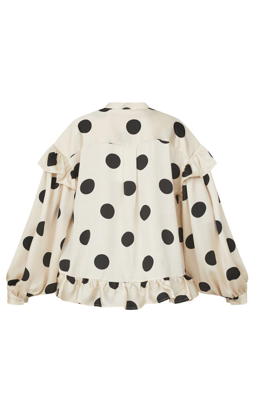 Love & Divine Bluse - Love1034-4 - Cream Dot