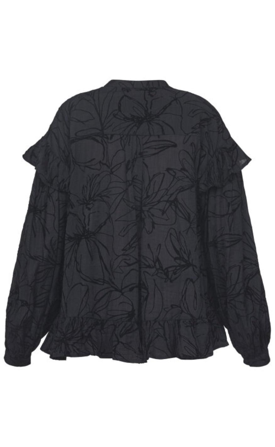 Love & Divine Bluse - Love1034 - Black/Black