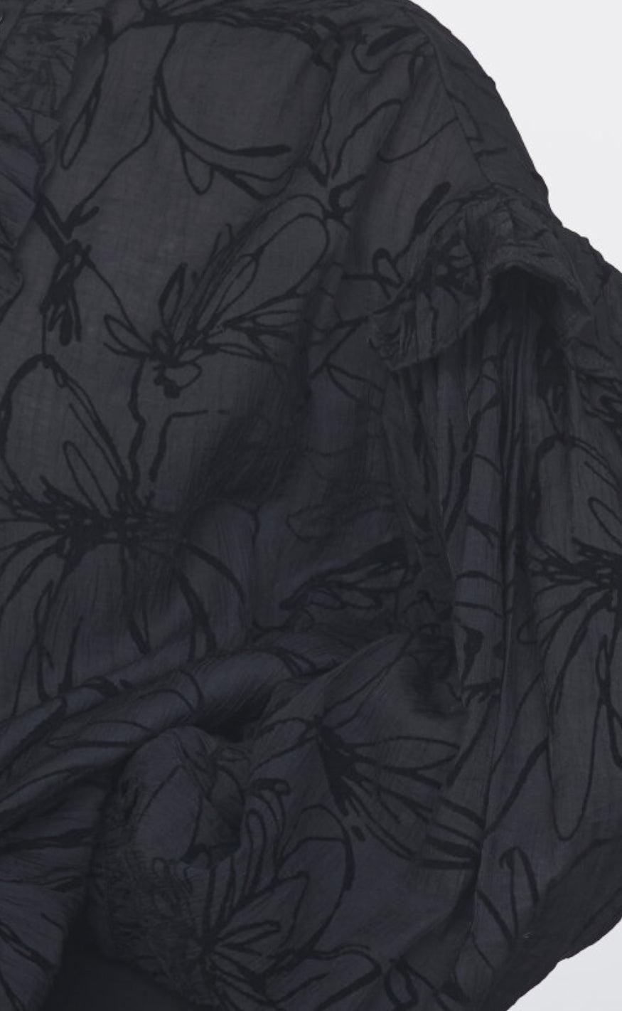 Love & Divine Bluse - Love1034 - Black/Black