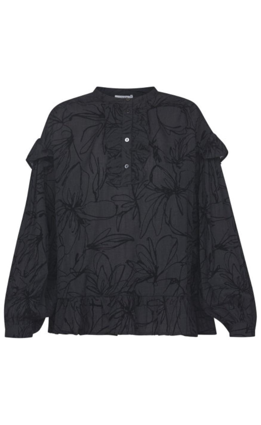 Love & Divine Bluse - Love1034 - Black/Black