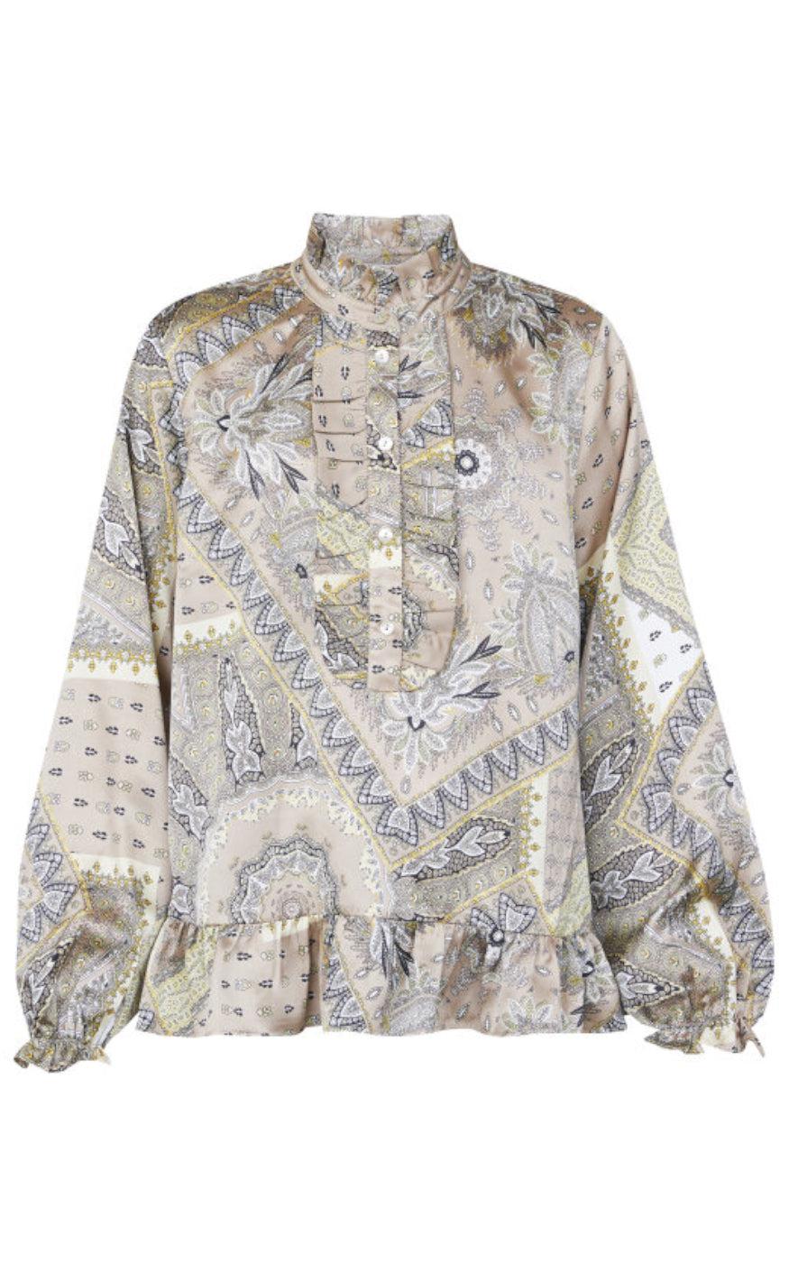Love & Divine Bluse - Love1071 - Earth Paisley