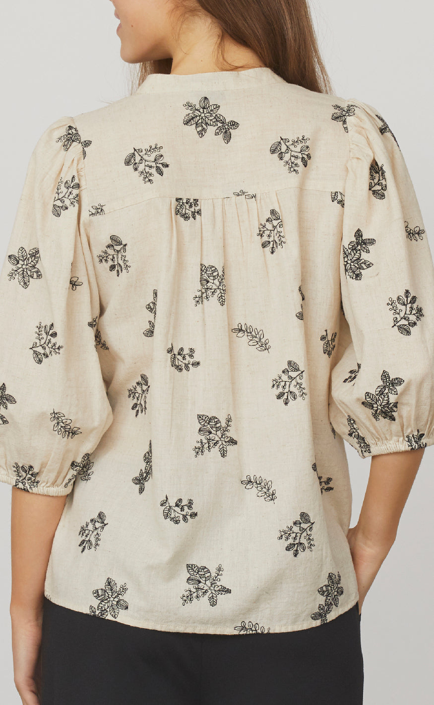 Love & Divine Bluse - Love1109 - Cream/Black