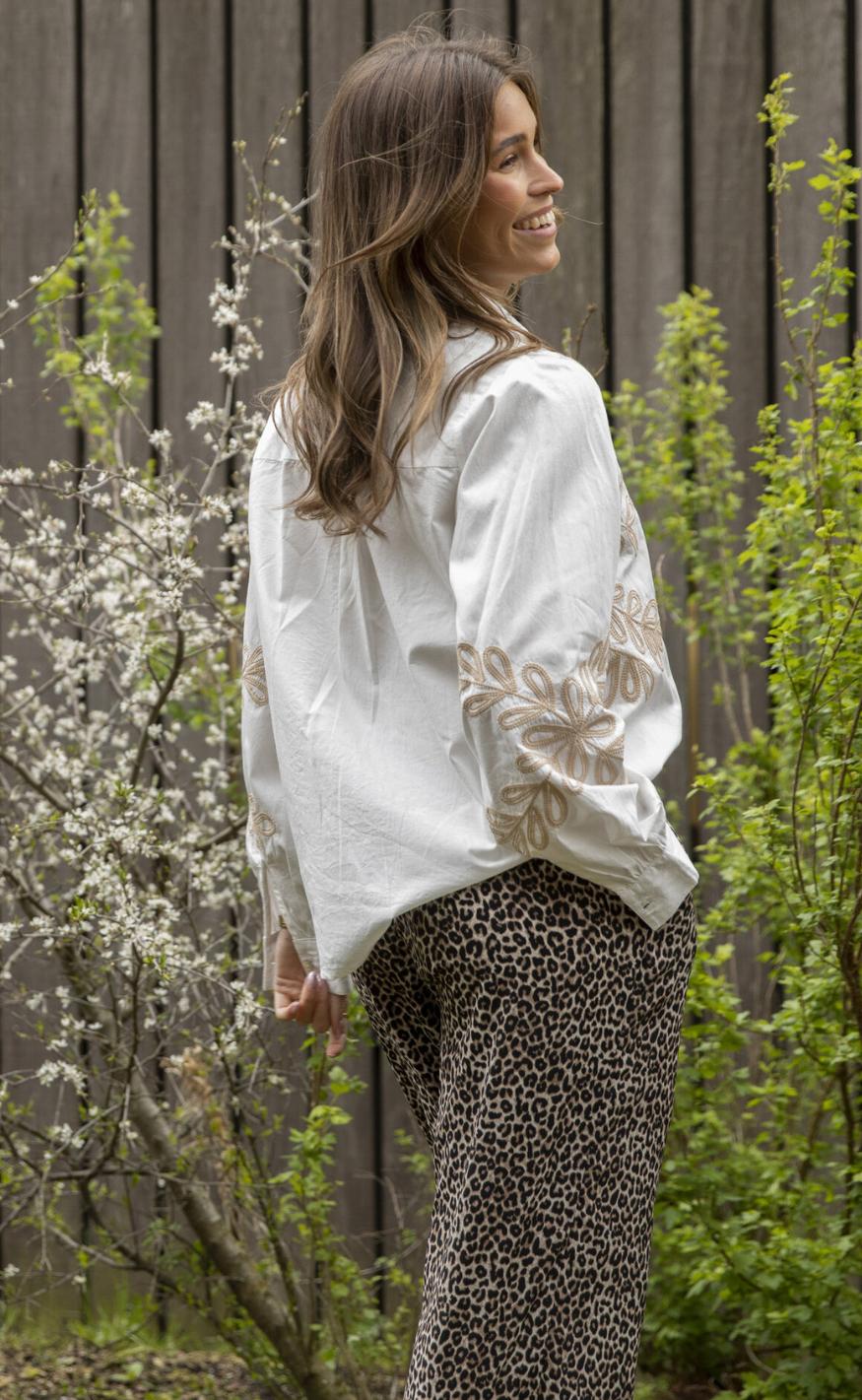 Love & Divine Bluse - Love1142 - White/Sand