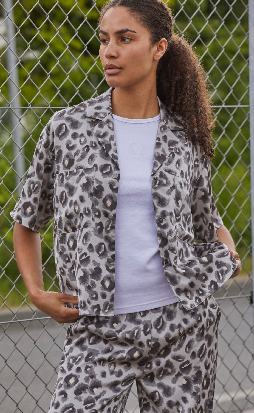 Love & Divine Bluse - Love1175-1 - Blurred Leo