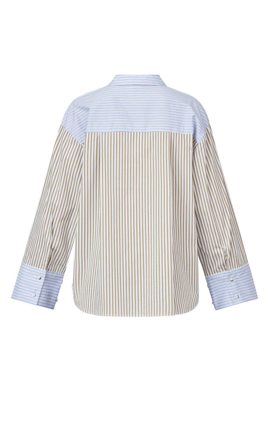 Love & Divine Bluse - Love1225-1 - Brown/Blue