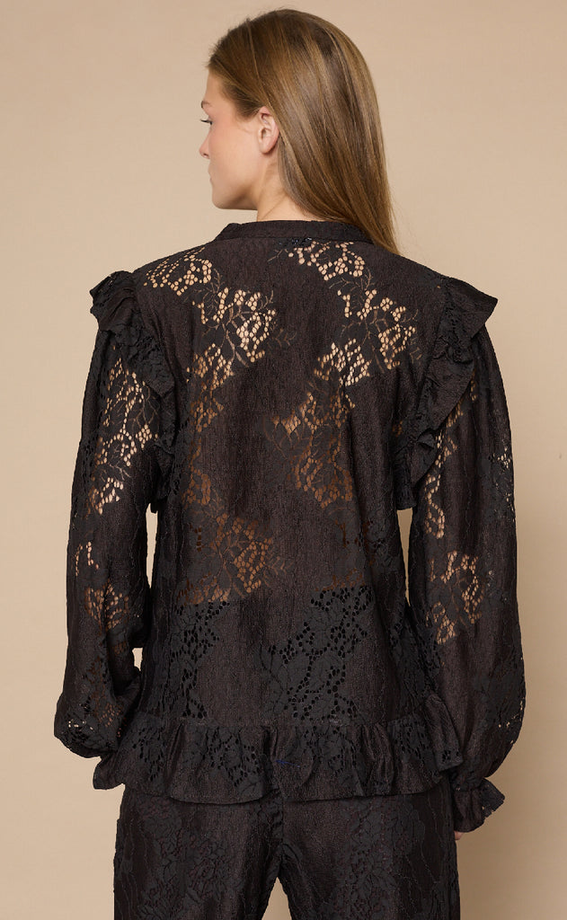 Love & Divine Bluse - Love1234-3 - D. Chocolate