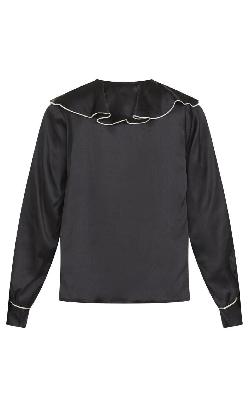 Love & Divine Bluse - Love1241 - Black/Cream