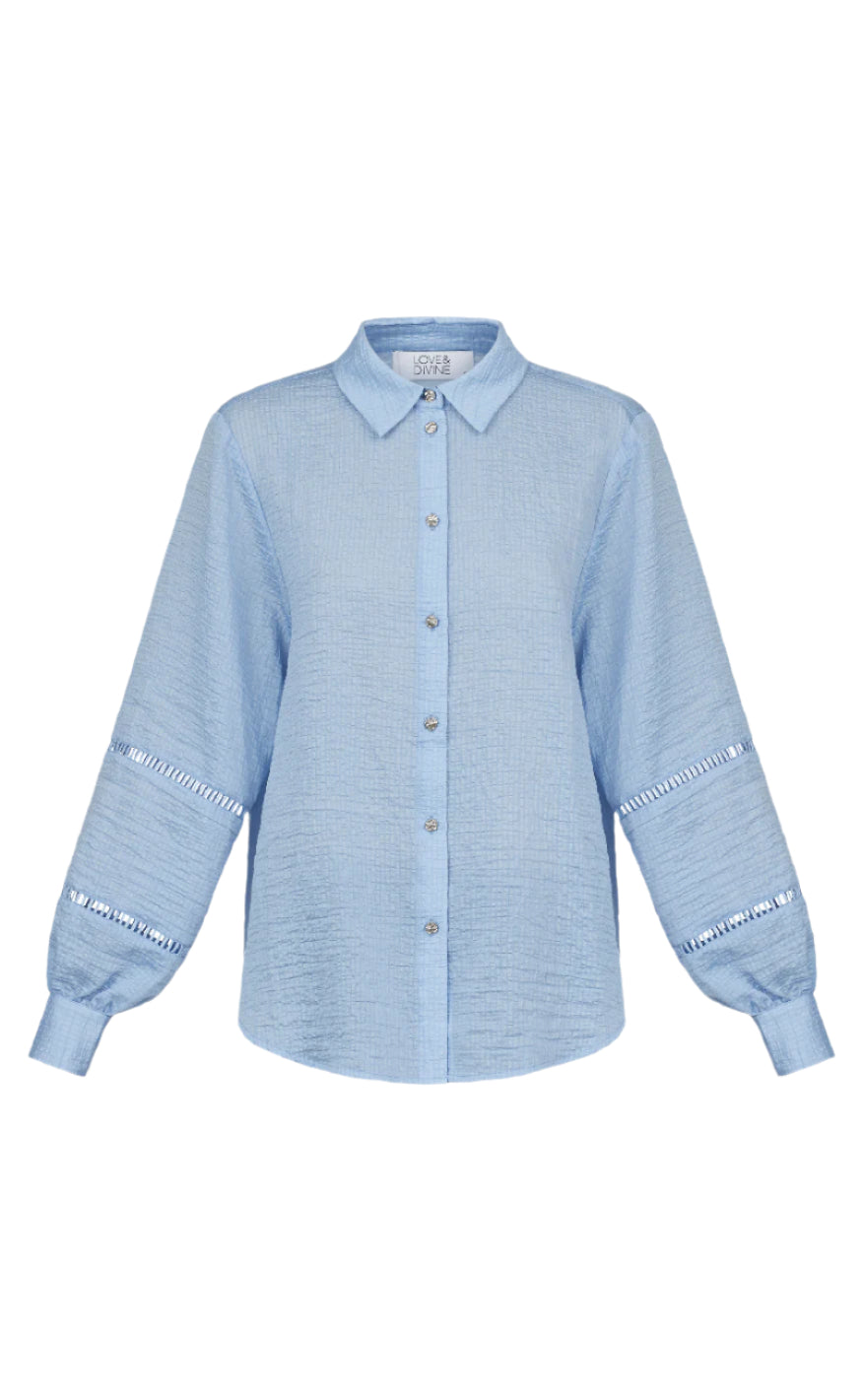 Love & Divine Bluse - Love1282 - Blue