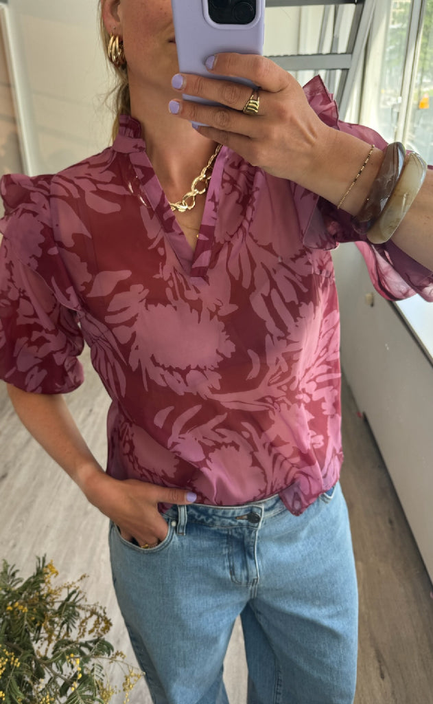 Love & Divine Bluse - Love1342 - Blush Comb