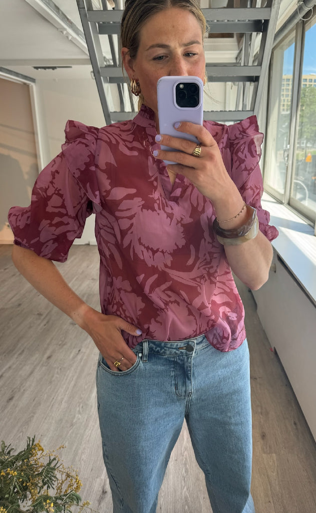 Love & Divine Bluse - Love1342 - Blush Comb