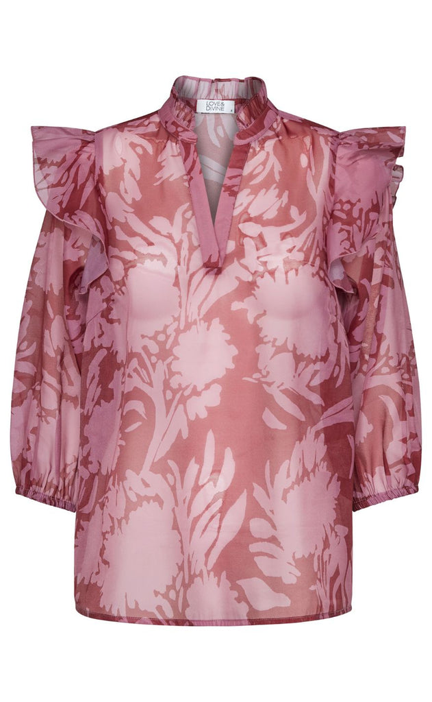 Love & Divine Bluse - Love1342 - Blush Comb