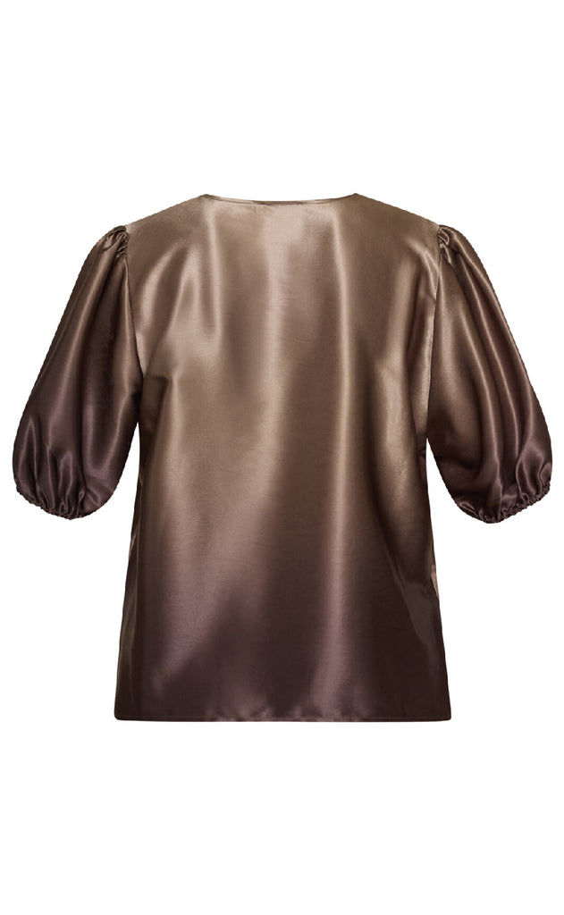 Love & Divine Bluse - Love1403 - Brown Comb.