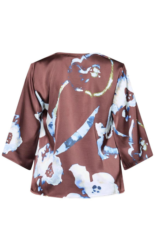 Love & Divine Bluse - Love1460 - Choco/Blue