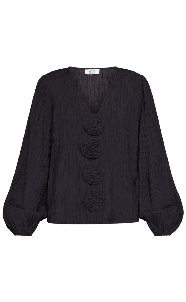 Love & Divine Bluse - Love1464 - Black