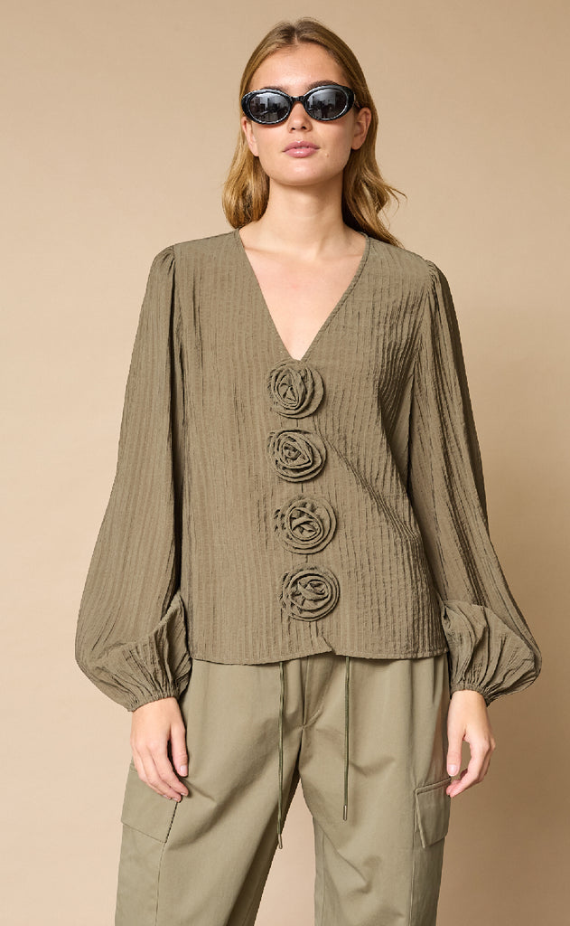 Love & Divine Bluse - Love1464 - Teak