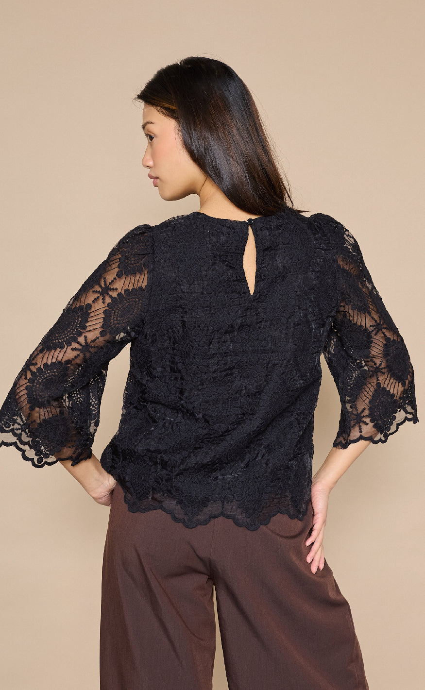 Love & Divine Bluse - Love1498 - Black