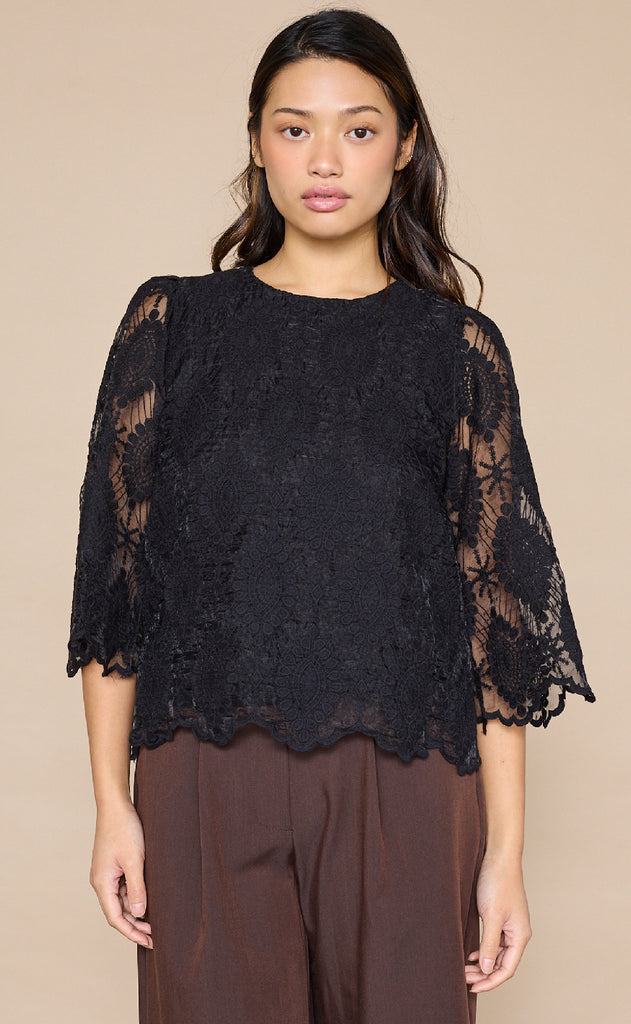 Love & Divine Bluse - Love1498 - Black