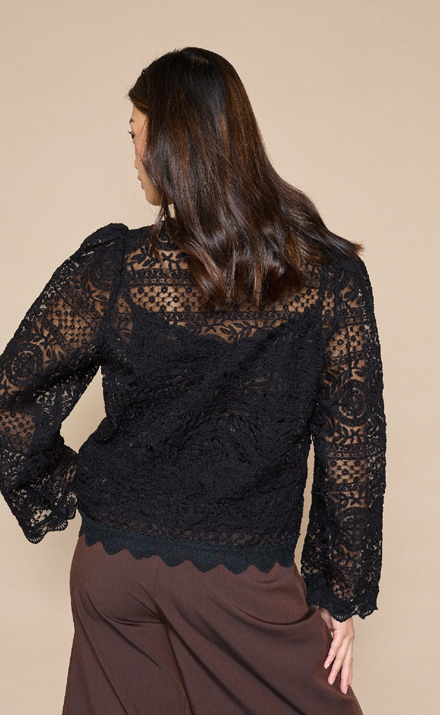 Love & Divine Bluse - Love1498 - Black