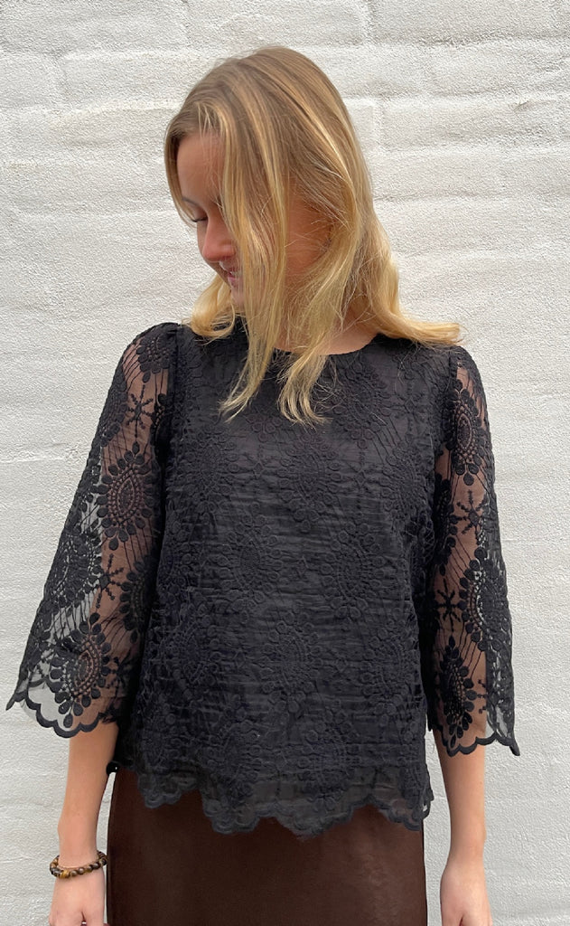 Love & Divine Bluse - Love1498 - Black