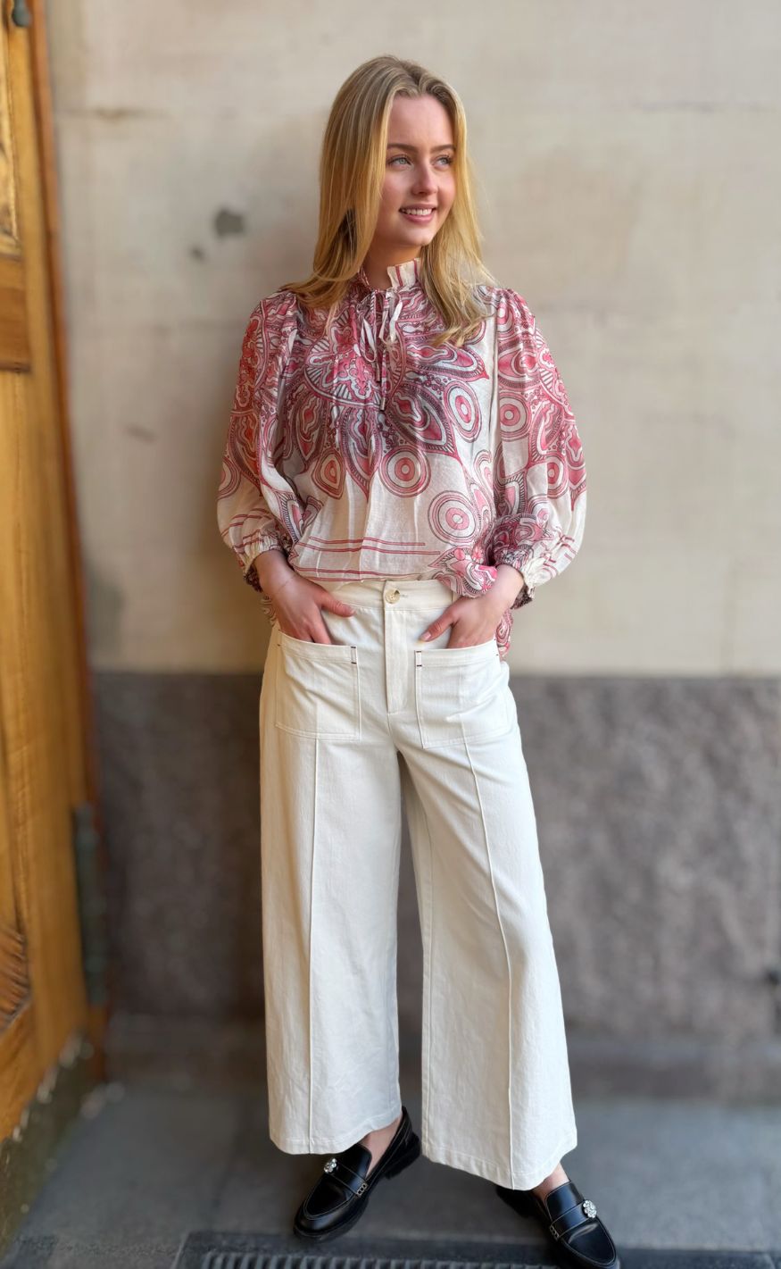 Love & Divine Bluse - Love1578 - Pink Paisley