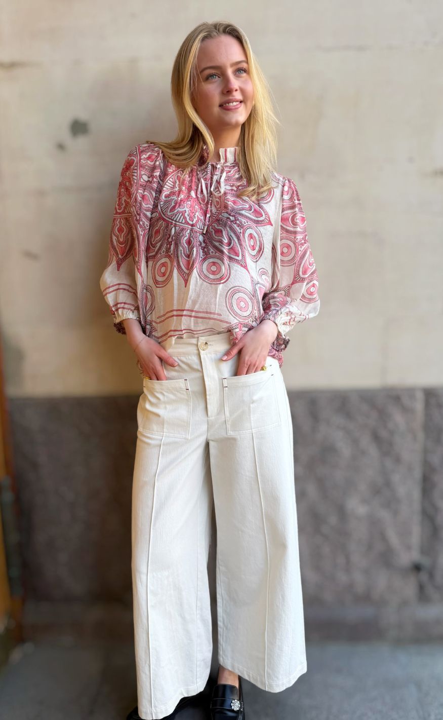 Love & Divine Bluse - Love1578 - Pink Paisley